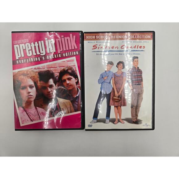 Pretty in Pink & Sixteen Candles DVD Bundle — Excellent/Very Good - Picture 1 of 5